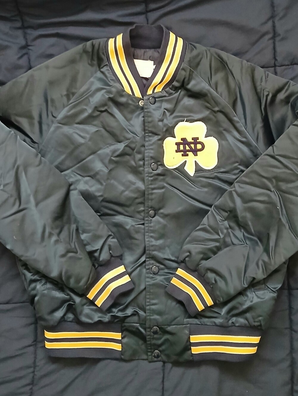 Notre Dame Fighting Irish Satin Jacket szM